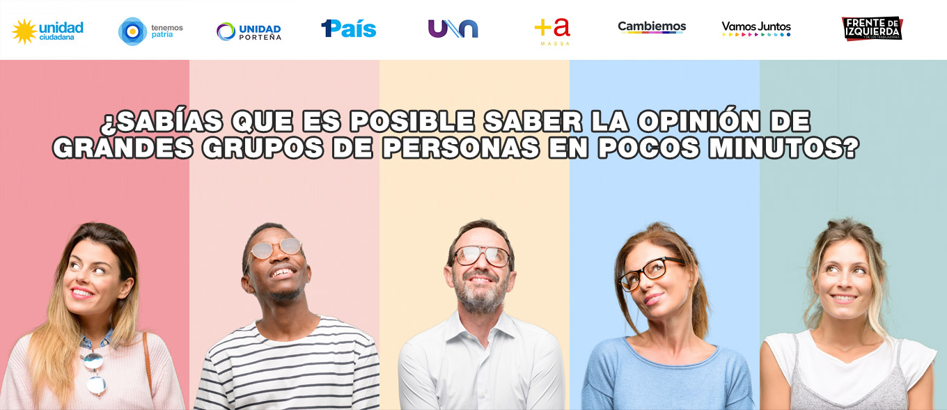 ¿SABÍAS QUE ES POSIBLE SABER LA OPINIÓN DE GRANDES GRUPOS DE PERSONAS EN POCOS MINUTOS?