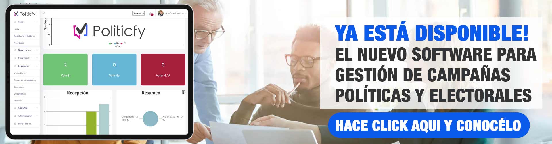 Ya esta disponible el nuevo Software para Gestión de Campañas Políticas y Electorales